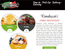 Tablet Screenshot of eatatrandazzos.com